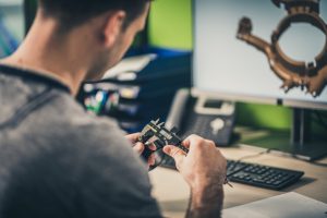 Assembly parts showcasing design for manufacturability principles