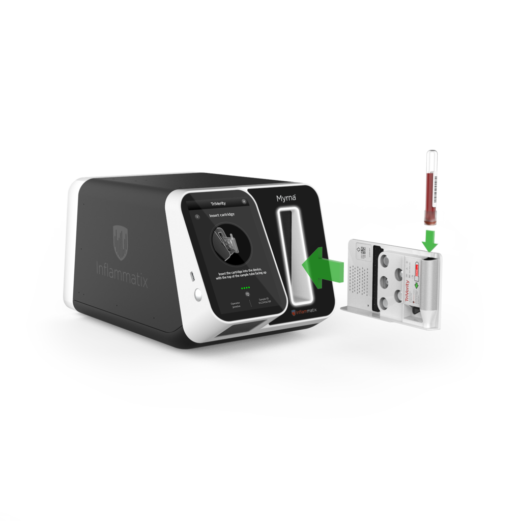 Inflammatix Triverity Sepsis Test with software developed by The RND Group